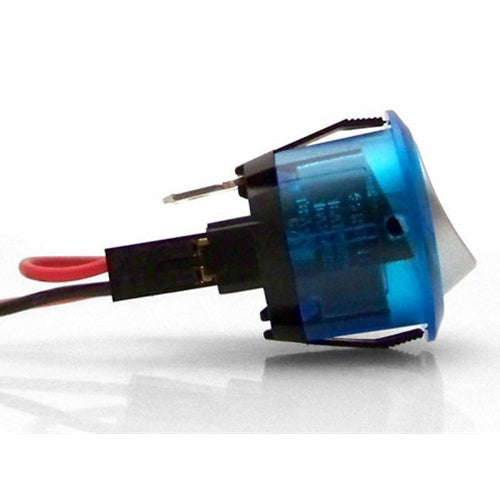 Blue Illuminated Toggle Switch 12VDC