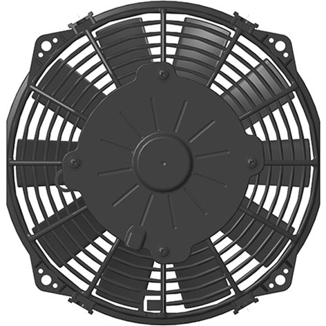 SPAL 7.5" Low Profile Straight Blade 24V Pull Fan - VA14-BP7/C-34A