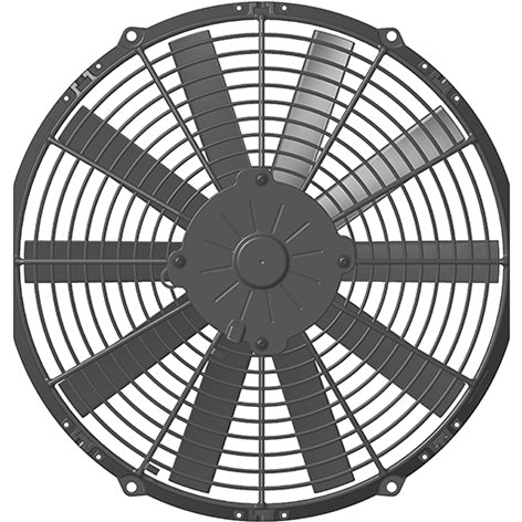 SPAL 13" Slim 12v Pull Fan - VA13-AP9/C-35A