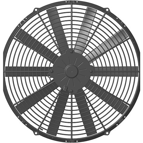 SPAL 16" Slim 12v Pull Fan - VA18-AP10/C-41A