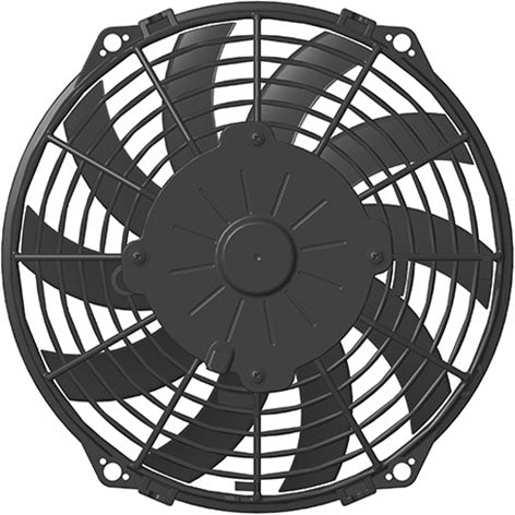 SPAL 9" Curved Blade Slim 12v Pull Fan - VA07-AP12/C-58A