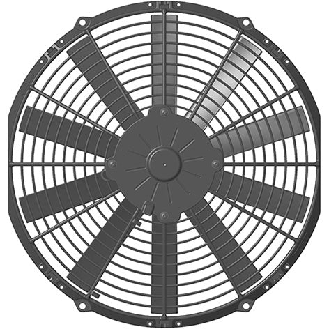 SPAL 13" Medium Profile 12v Push Fan - VA13-AP51/C-35S