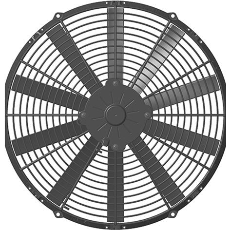 SPAL 16" Medium Profile 12v Pull Fan - VA18-AP51/C-41A