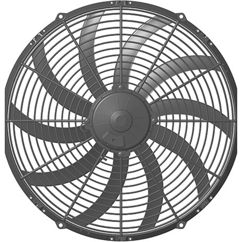 SPAL 16" High Performance Curved Blade 12v Pull Fan - VA18-AP71/LL-59A