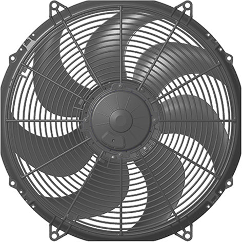 SPAL 16" High Performance Paddle Blade 12v Pull Fan - VA33-AP71/LL-65A
